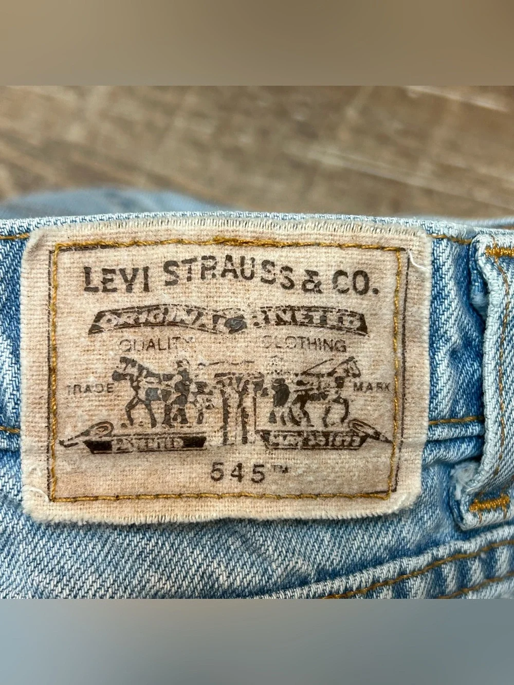 Vintage 90’s Levi's 545 Light Blue Relaxed Fit Men's Jeans size 40